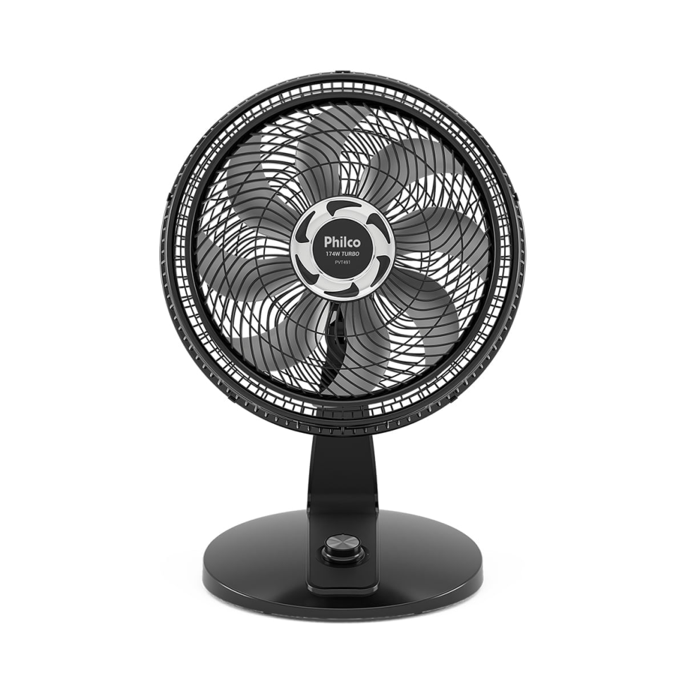 Ventilador de mesa Philco 40cm PVT491 Preto 127v