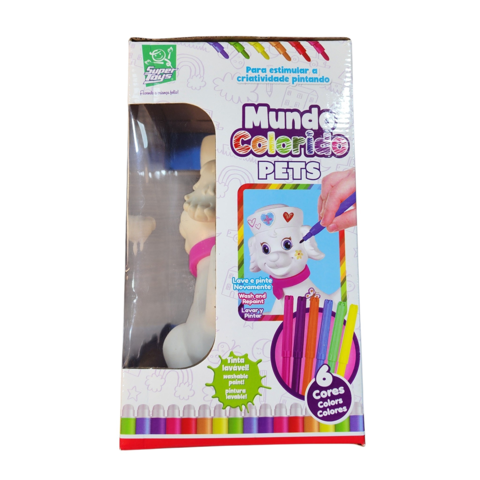 Mundo colorido Pets 6 cores - #3