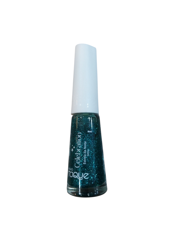 Esmalte Novo Toque Estrela da NoiteGliter 8ml