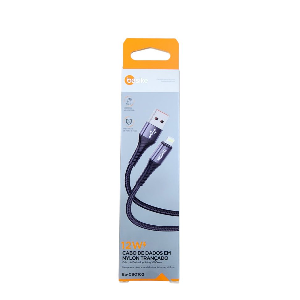 Cabo de Dados USB Lightning 1m CBO102 basik