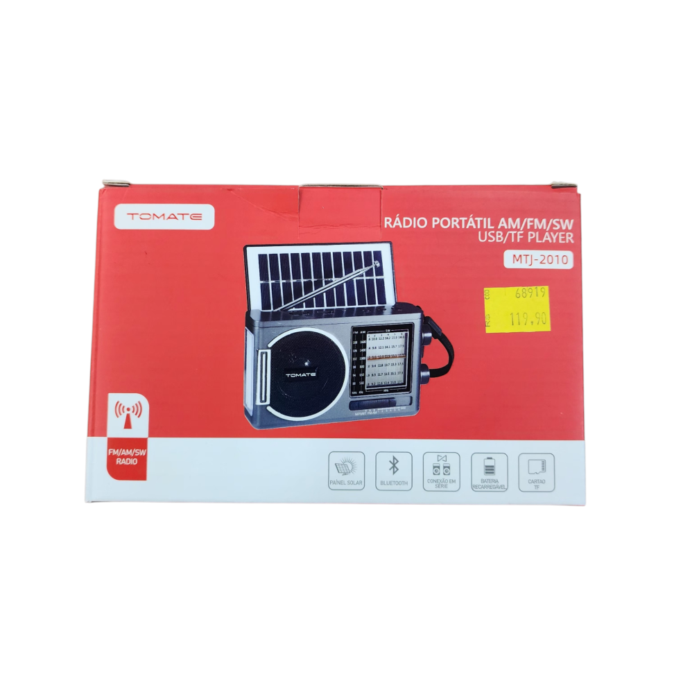 Rádio Portátil AM/FM/SW USB /TF Player MTJ-2010 - #2