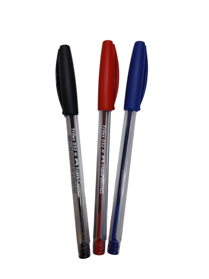 Kit c/ 3 Canetas Trilux 032 Faber-Castell Castell