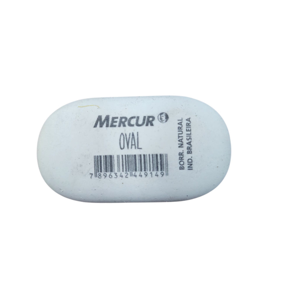 Borracha Branca oval Mercur