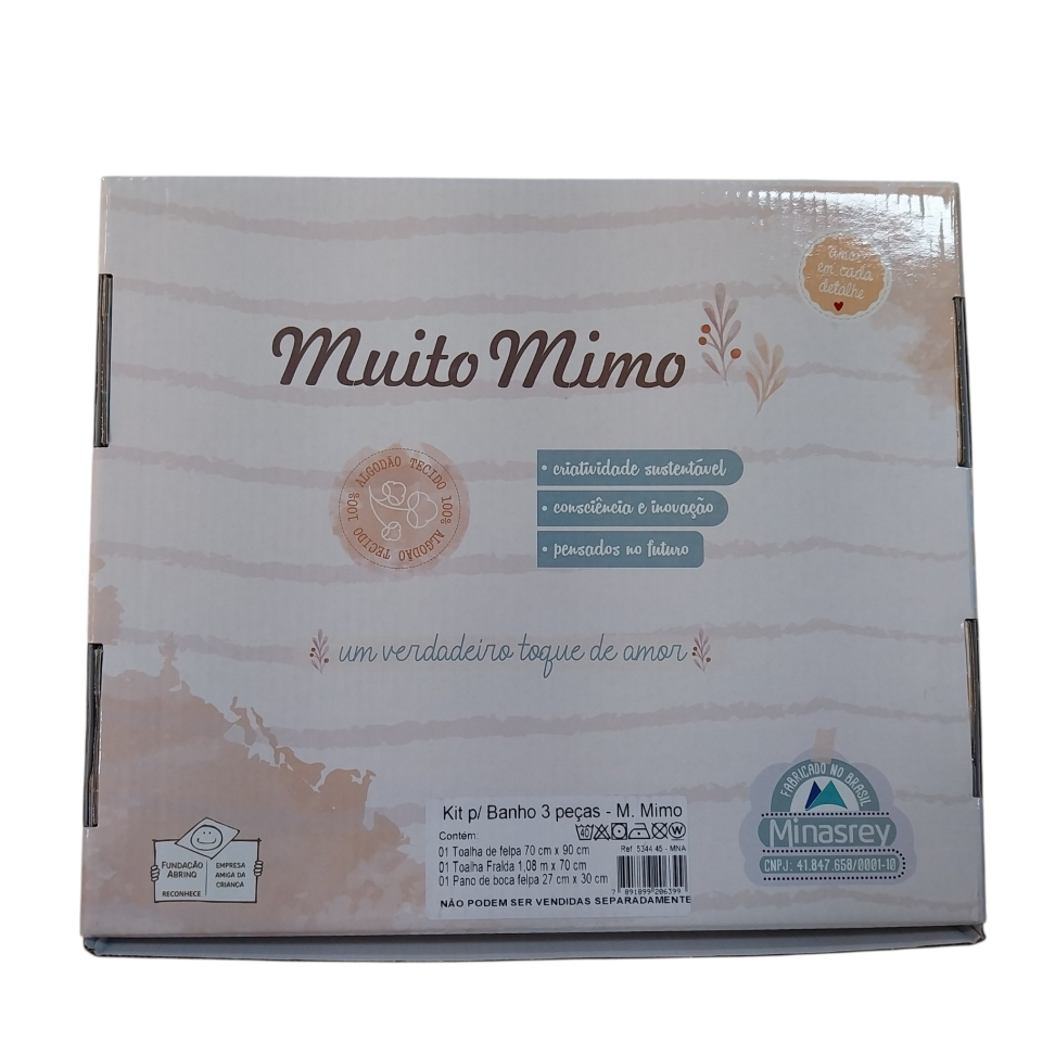 Kit p/ Banho 3 peças Muito Mimo Minasrey - #3