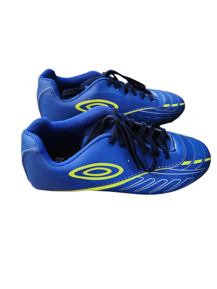 Chuteira Futebol Campo Azul Royal Selvage - #3