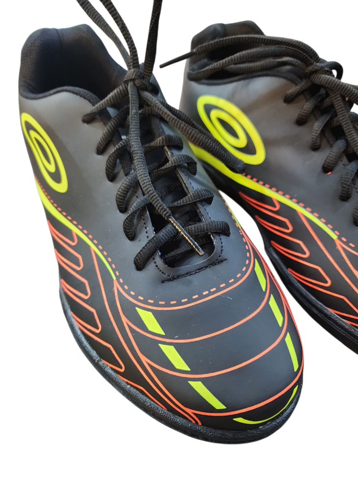 Chuteira Futebol Society Preto Selvage - #6