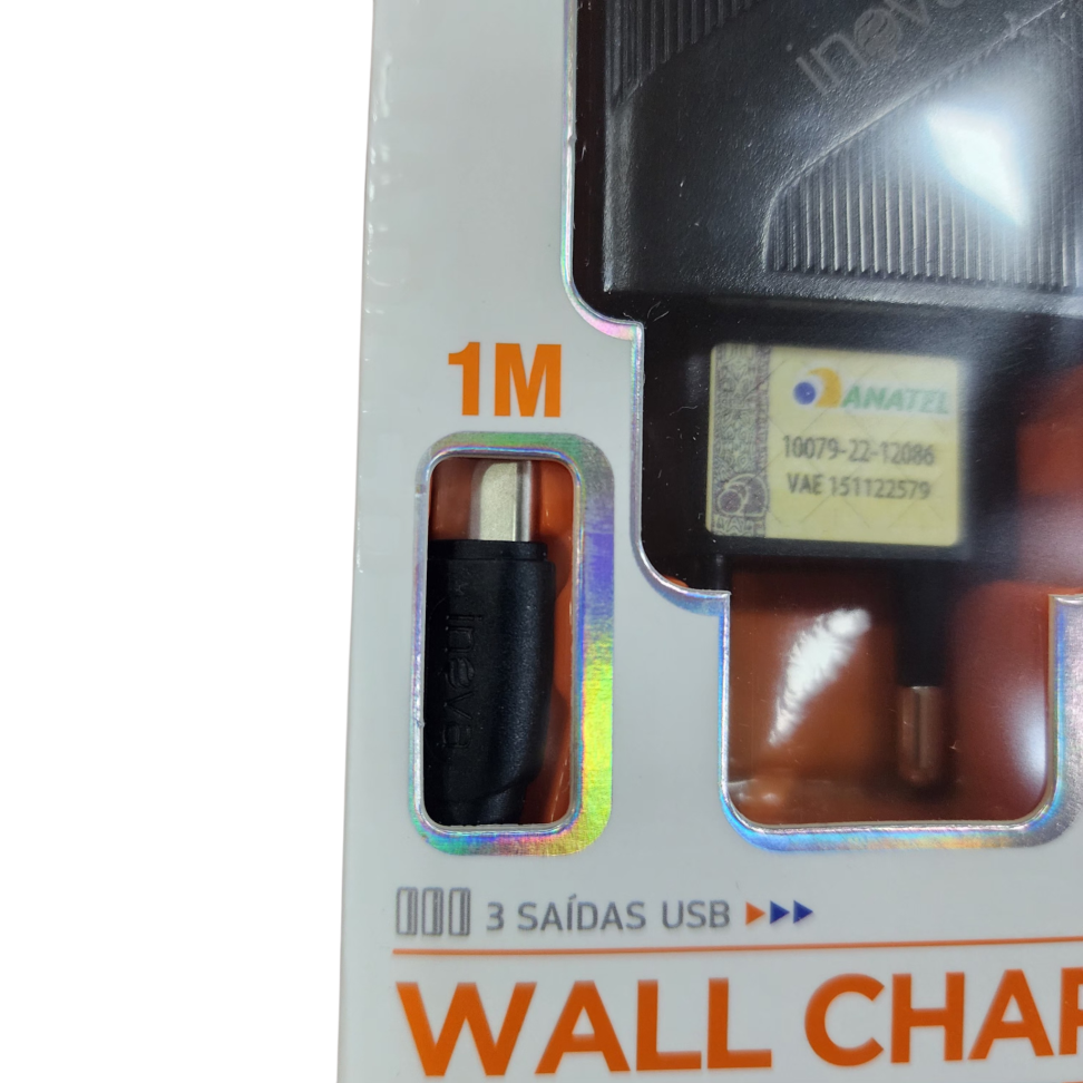 Carregador USB tipo C 5.1A 1M CAR - 3250C inova Preto - #3