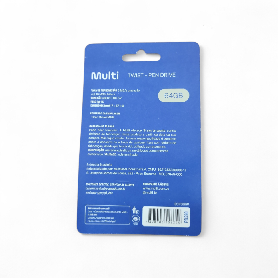 Pen Drive 64GB twist Multi - #2