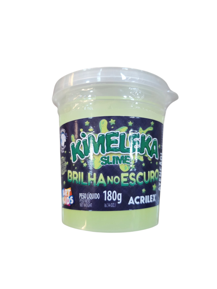 Kimeleka slime Brilha no Escuro 180g Acrilex