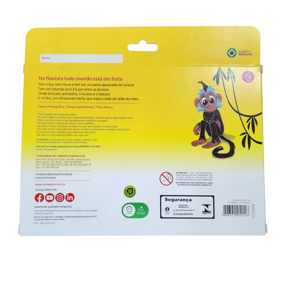 Canetinha Hidrocor c/24 Neo Pen Compactor - #2