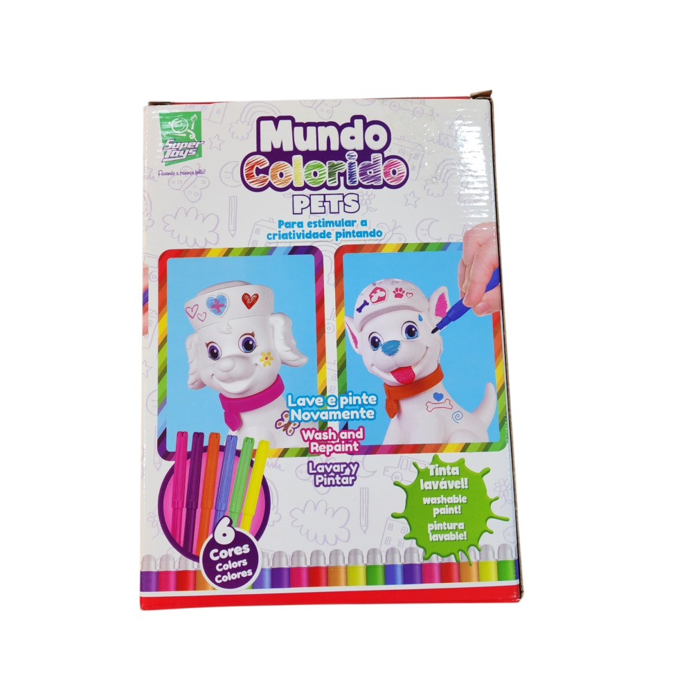 Mundo colorido Pets 6 cores - #4