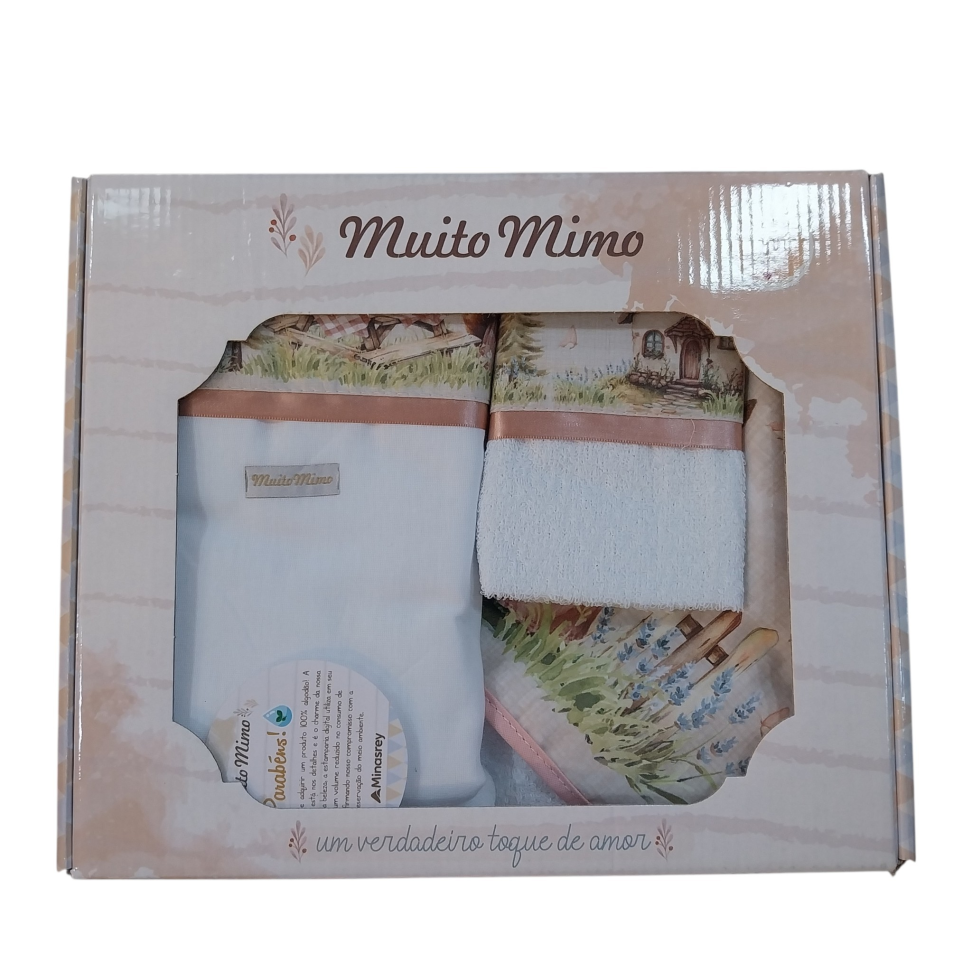 Kit p/ Banho 3 peças  Muito Mimo Minasrey