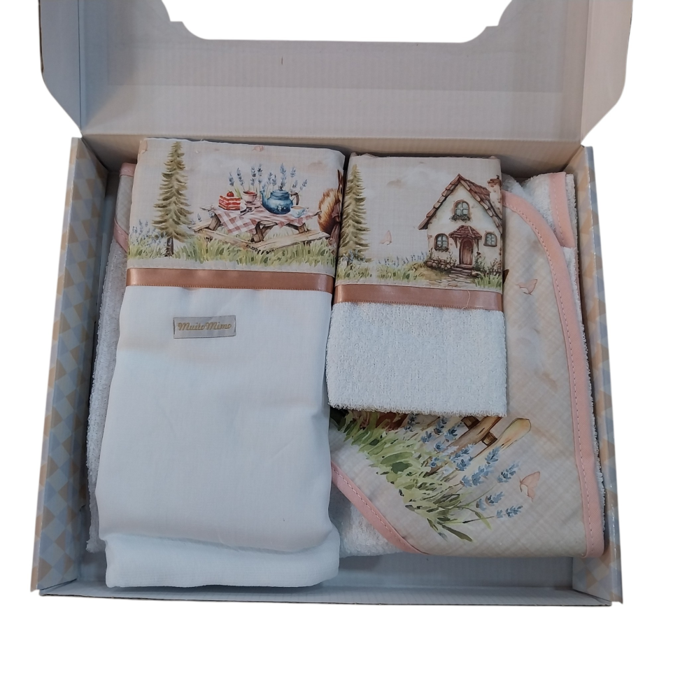 Kit p/ Banho 3 peças  Muito Mimo Minasrey