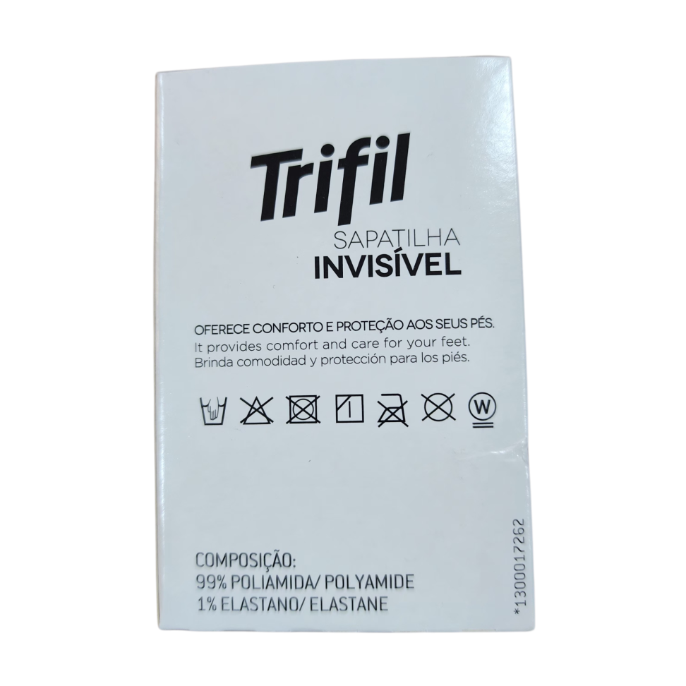 Sapatilha invisível Natural Fio 70 Tam. Único Trifil - #2