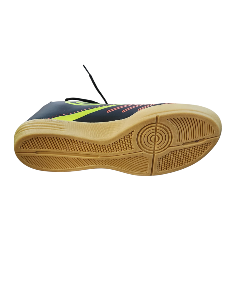 Tênis Futsal Preto/Laranja Selvage