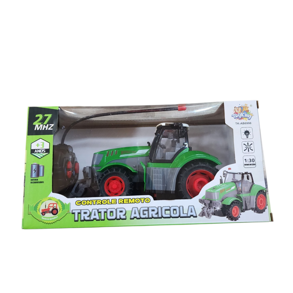 Trator Agrícola Controle Remoto toy king