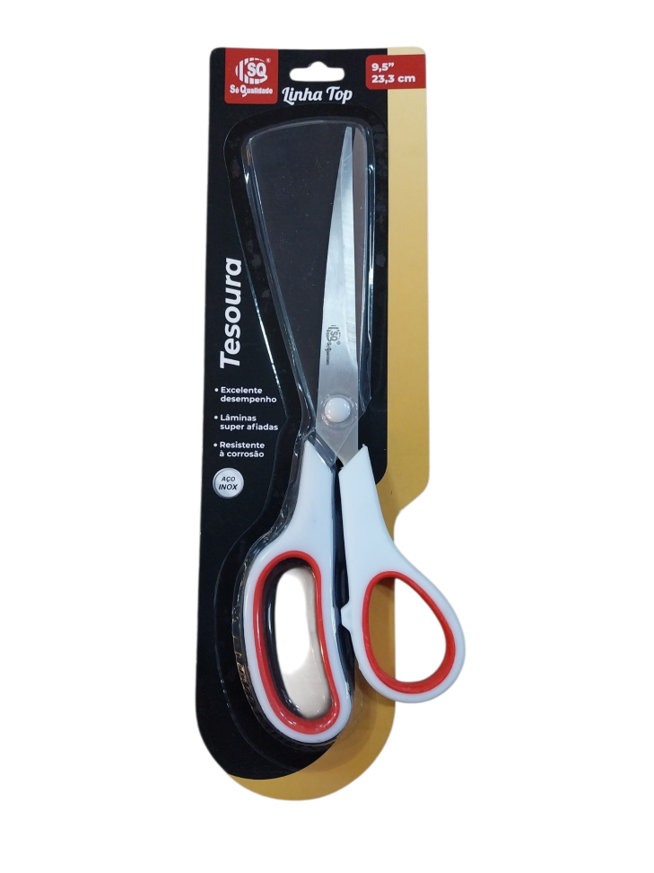 Tesoura aço inox multiuso 20 cm só Qualidade