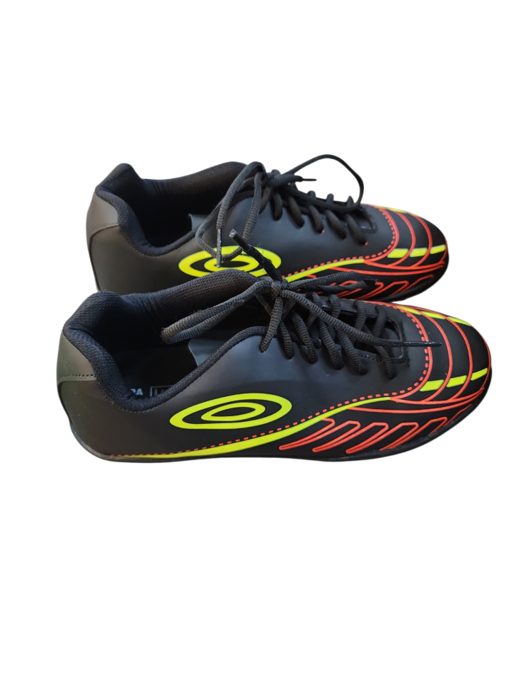 Chuteira Futebol Society Preto Selvage - #4