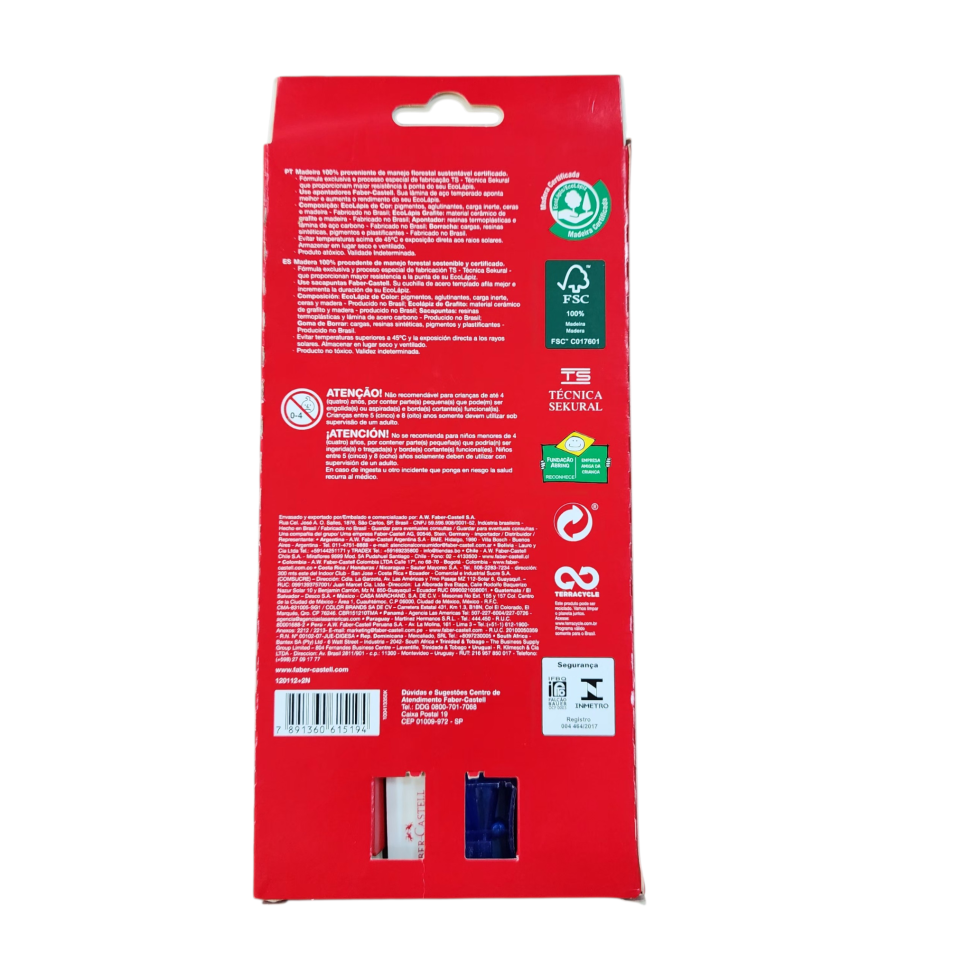 Lapis de cor C/12Faber Castell - #2