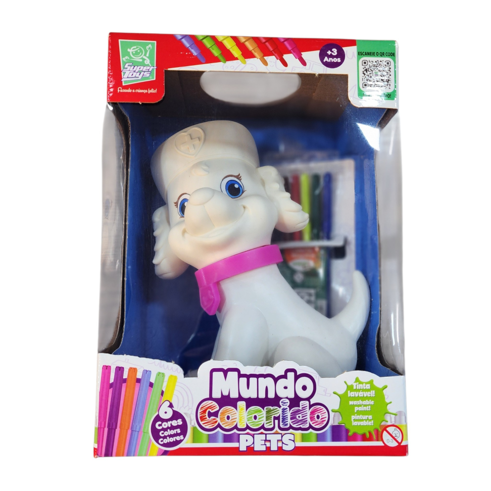 Mundo colorido Pets 6 cores