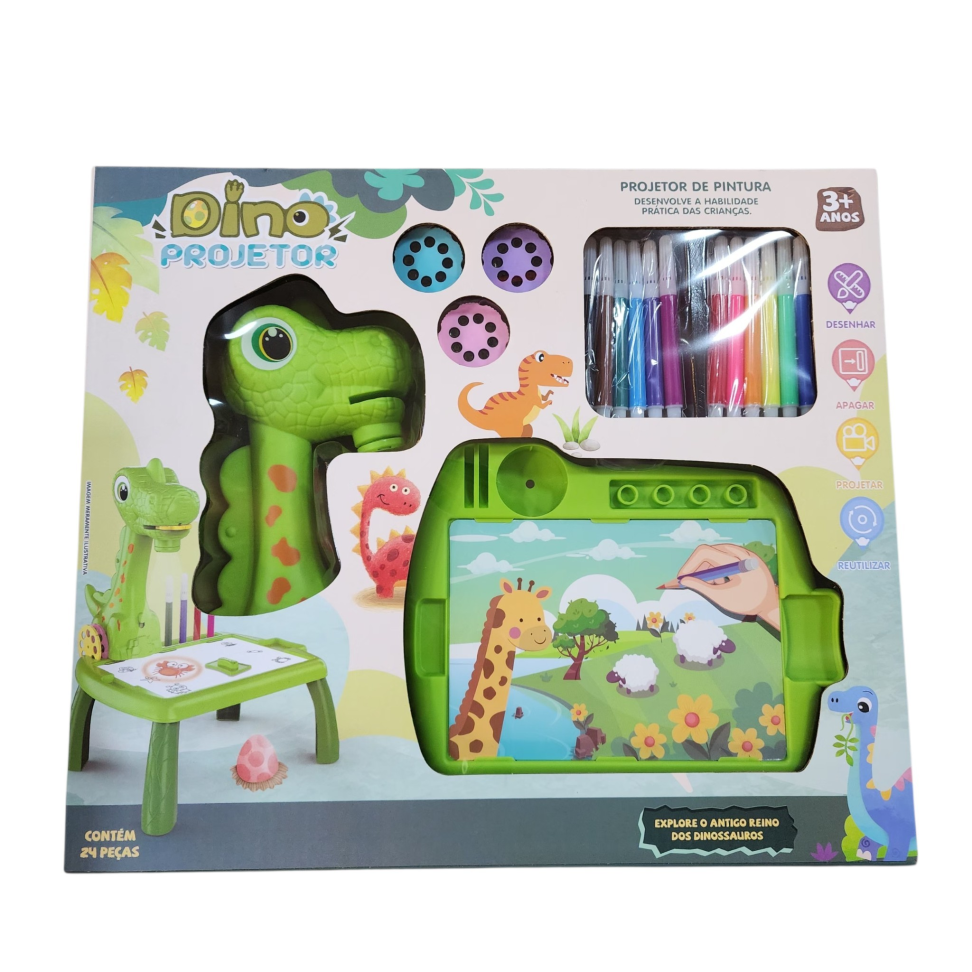Projetor de Pintura Dinossauro