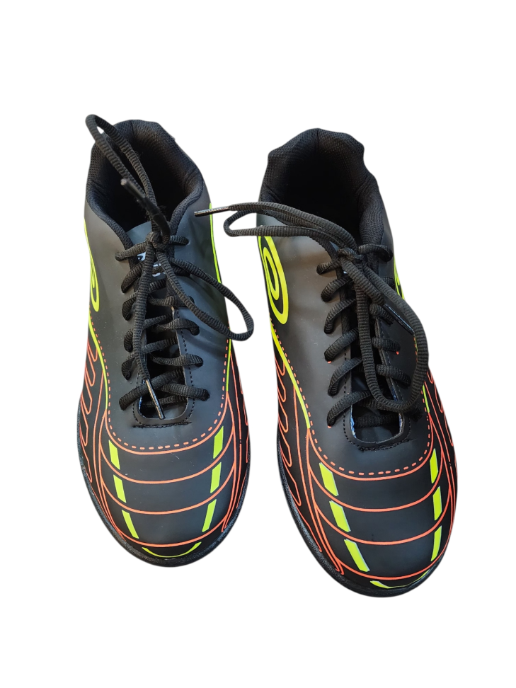 Chuteira Futebol Society Preto Selvage