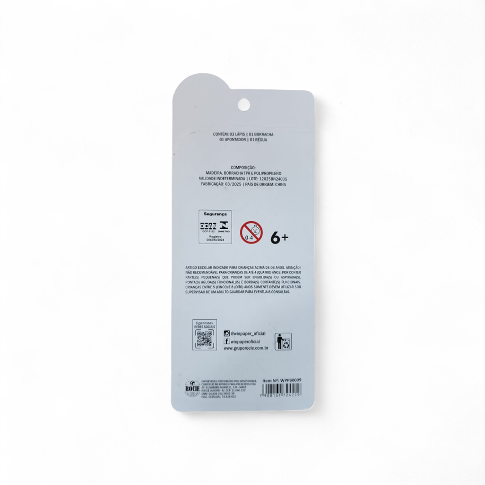 Kit Escolar c/6 unid.win Paper - #2