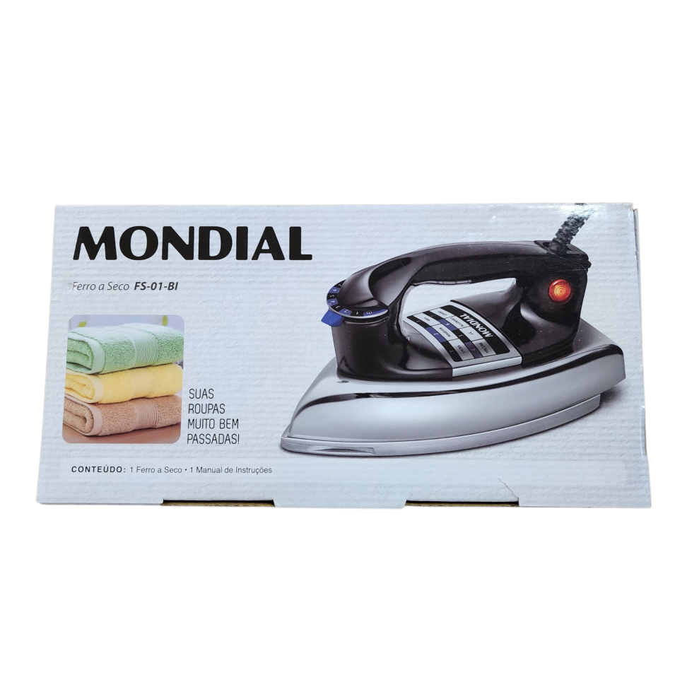 Ferro a seco FS-01-BI 127V Mondial