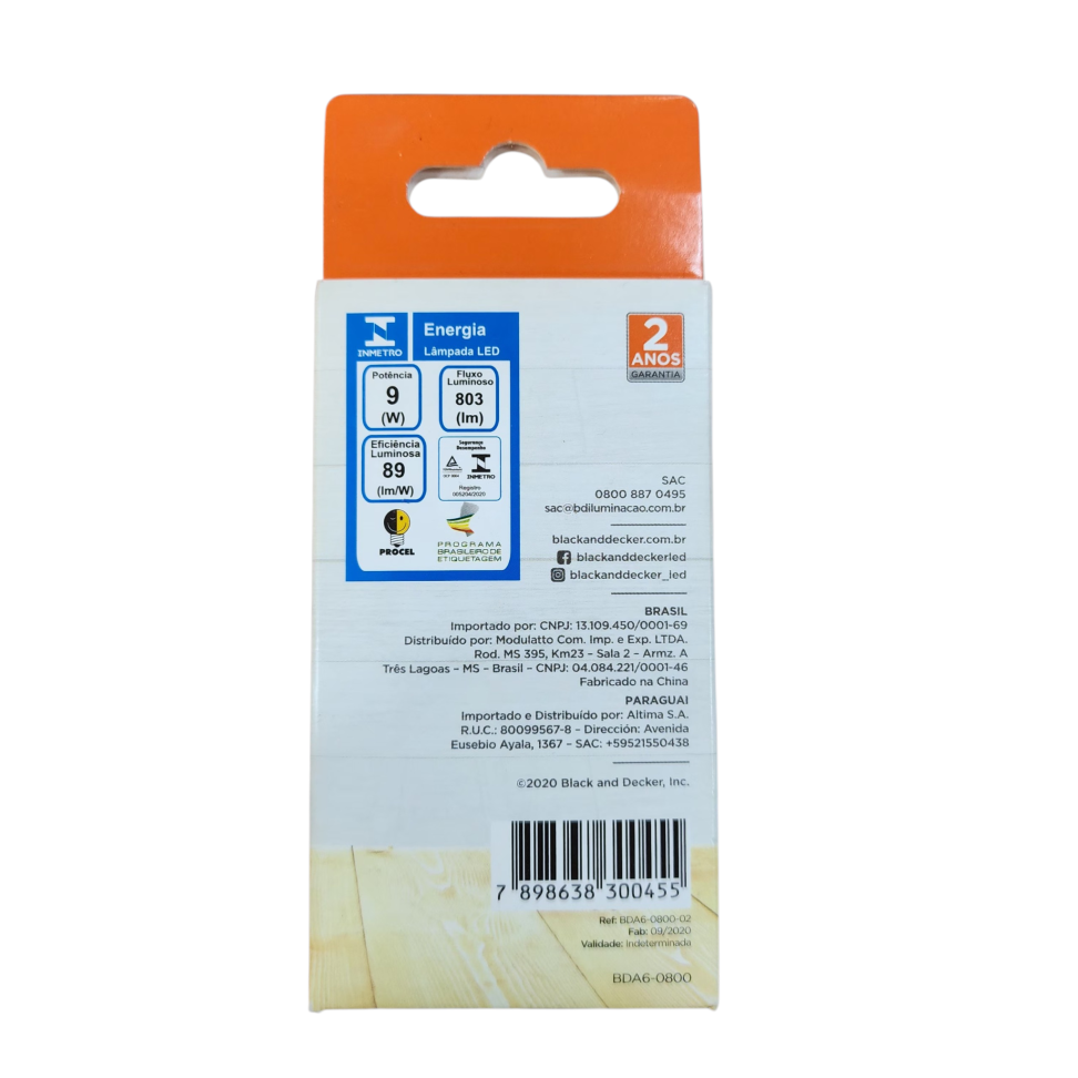 Lâmpada Led Bulbo 9W Black+Decker - #6