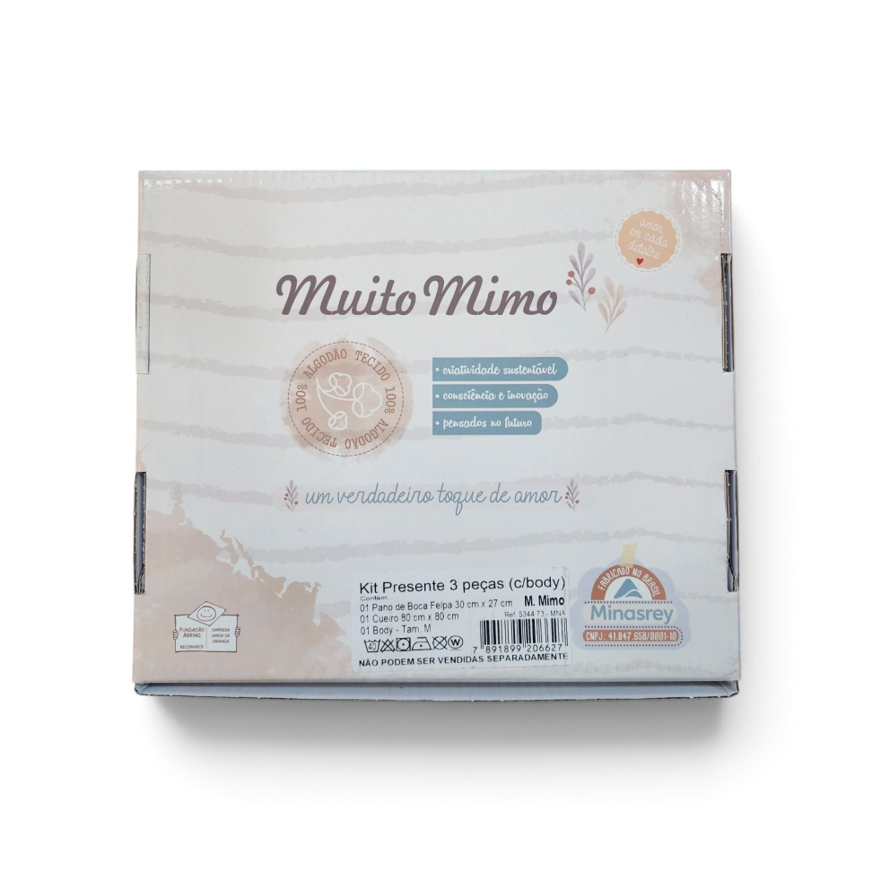 Kit Presente 3 peças c/ boy Muito Mimo Minasrey - #3