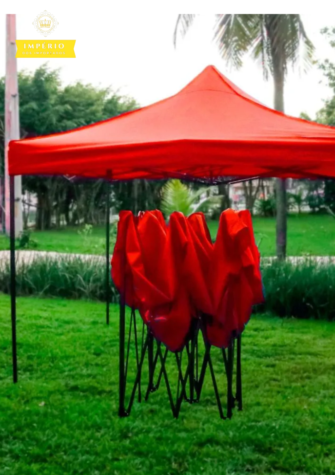 Tenda vermelha 3X3m