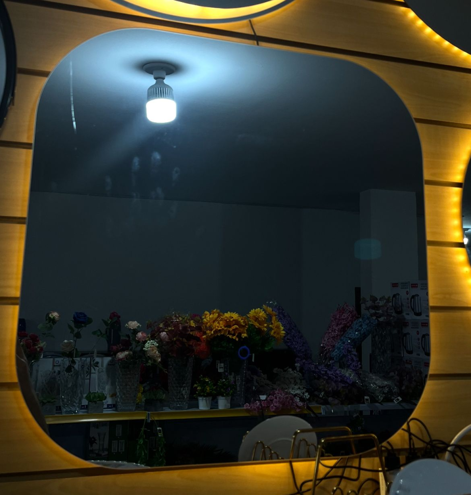 ESPELHO SEM MOLDURA (COM LED) - 60 CM