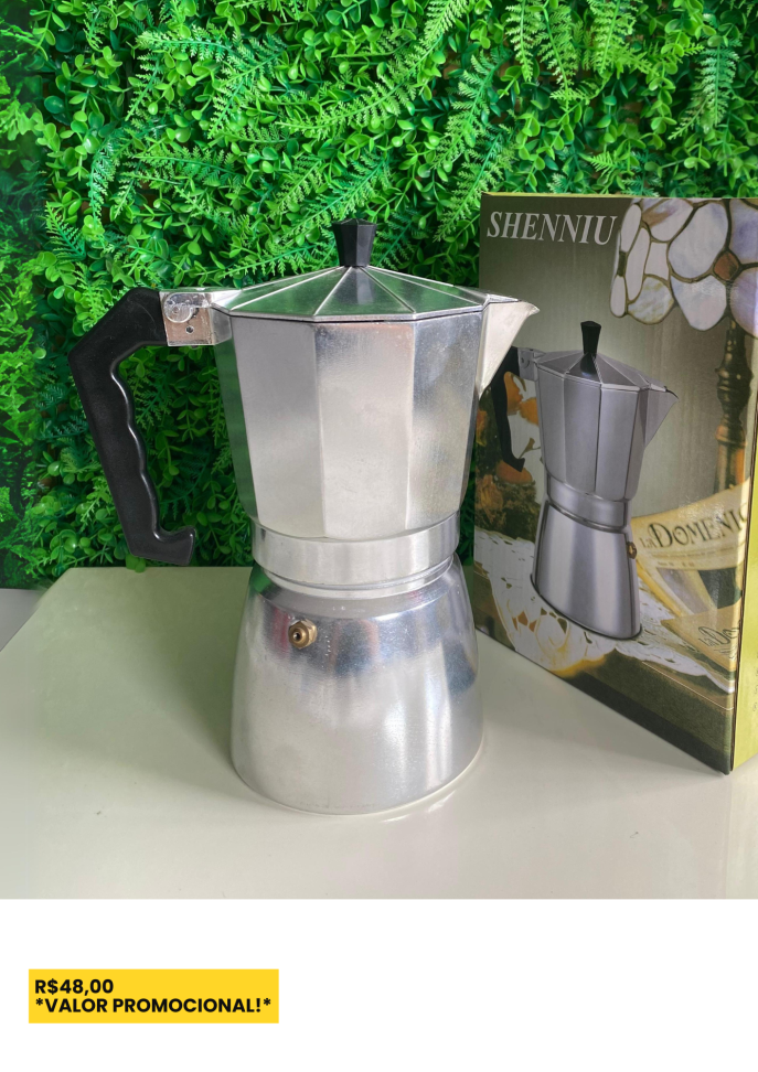 Cafeteira Italiana 9 xícaras