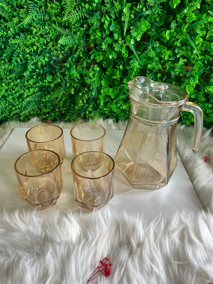 Conjunto de Jarra 1,2L c/ 4 copos de 260ml