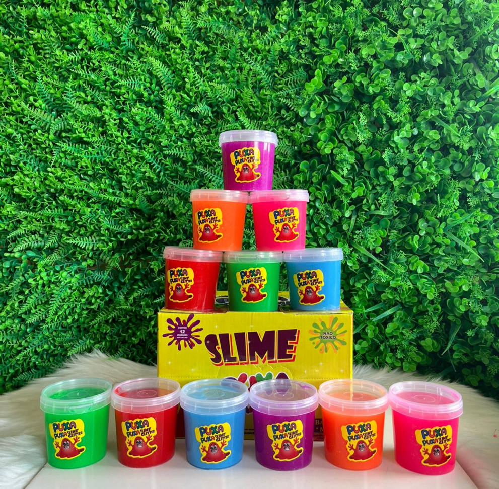 SLIME - PUXA PUXA GLITTER (6 CORES) - 180g