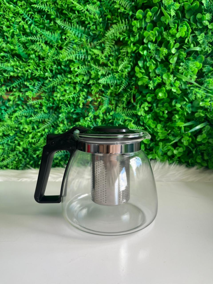 CHALEIRA DE VIDRO COM INFUSOR - 900 ML
