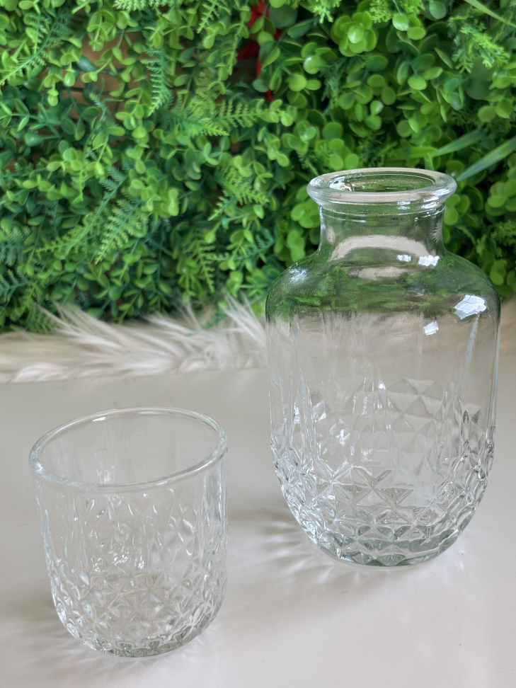 Garrafa 500ML e um copo ( moringa)