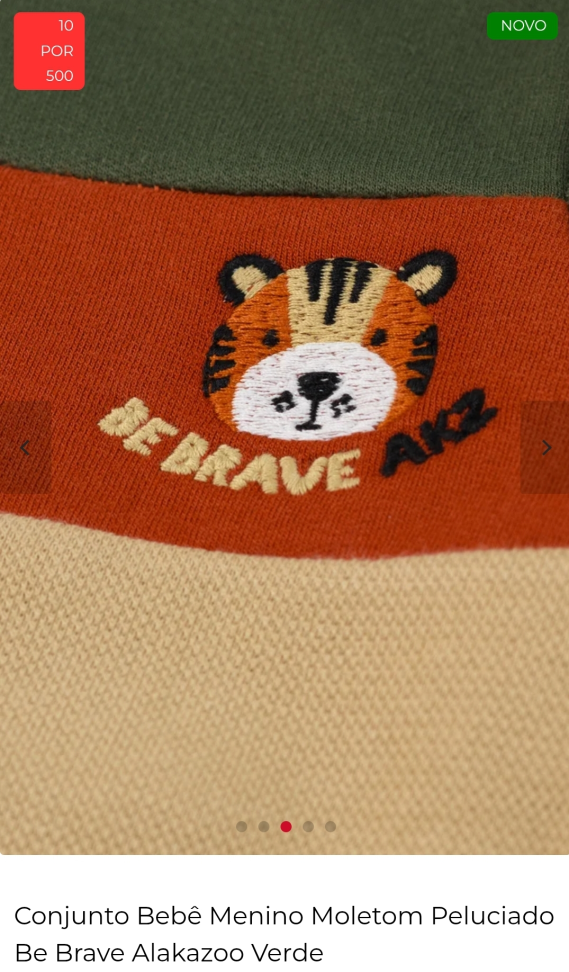 Conjunto moletom infanti tam M e G - #3