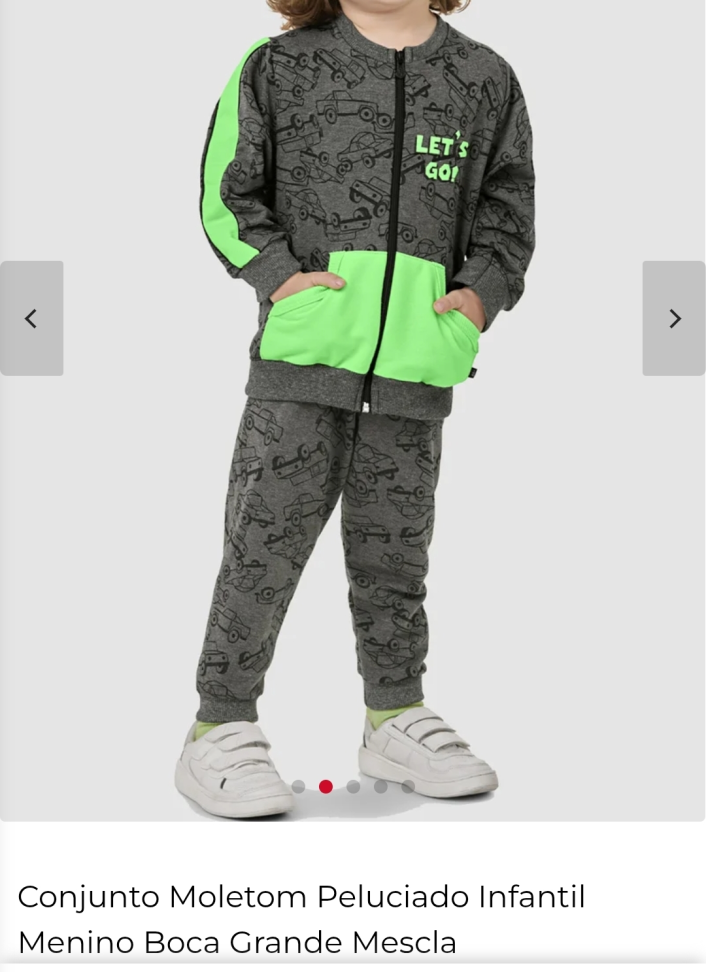 Conjunto moletom infantil tamanho 3 - #4