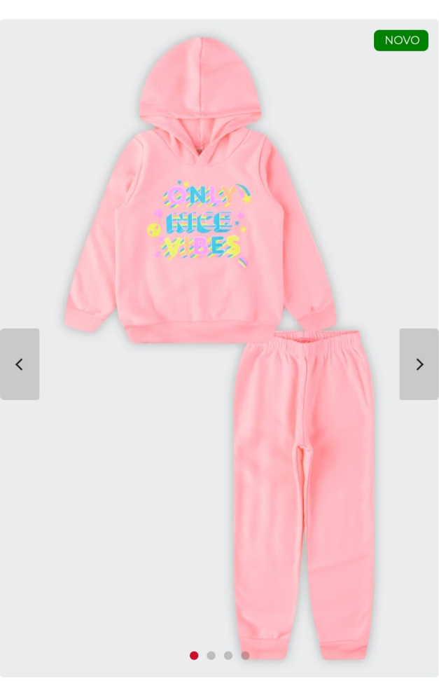 Conjunto peluciado moletom tam 8 e 10 - #2