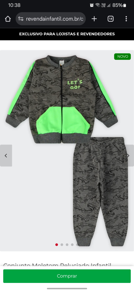 Conjunto moletom infantil tamanho 3 - #3