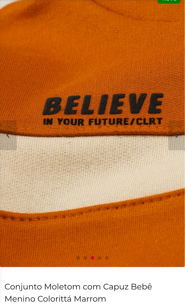 Conjunto moletom infantil M e G - #4
