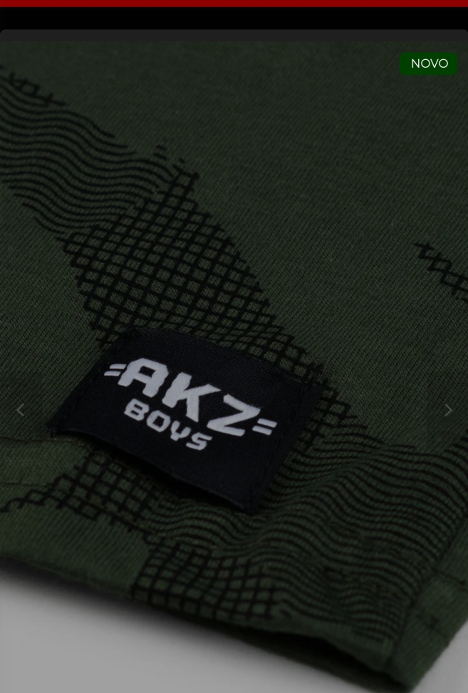 Camisa manga longa infantil cinza e verde - #4