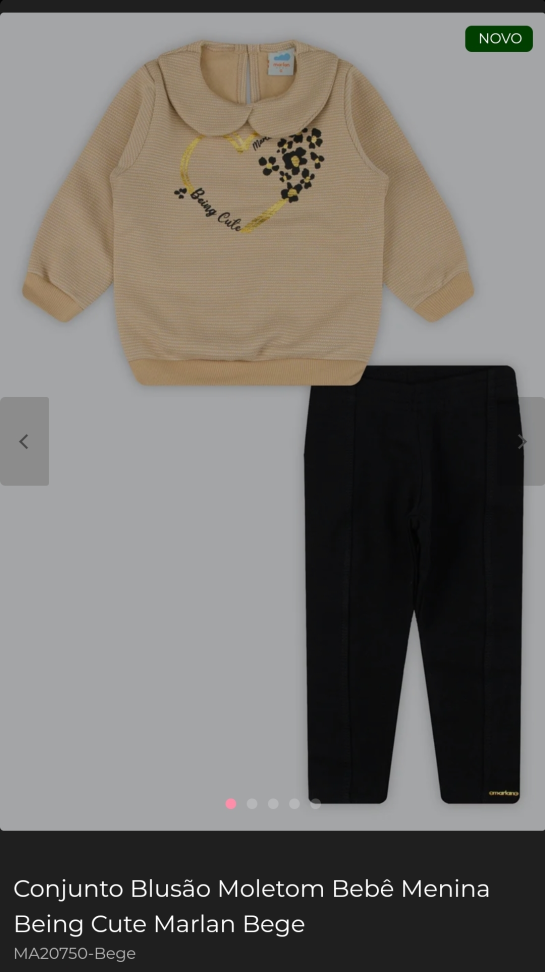 Conjunto infantil menina Me G - #2