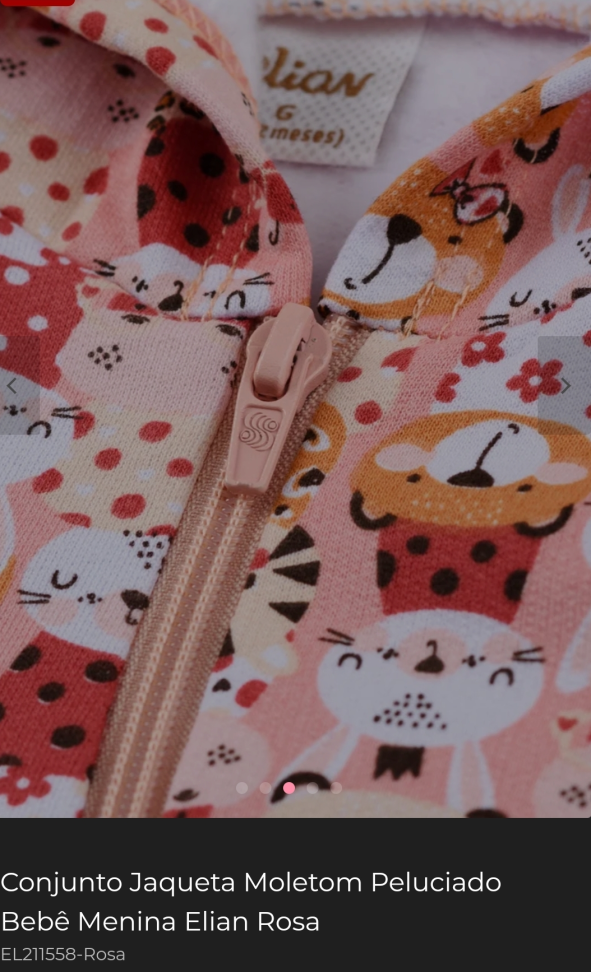 Jaqueta moletom peluciado tam p - #4