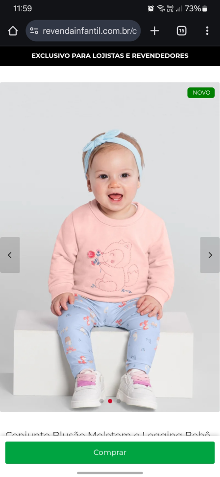 Conjunto infantil moletom tam M - #2