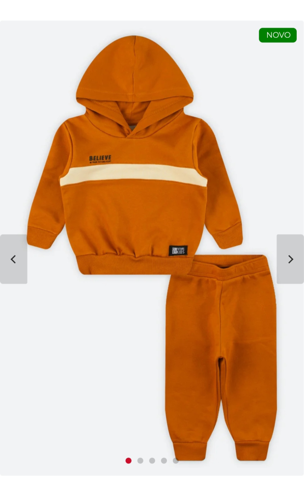 Conjunto moletom infantil M e G - #2