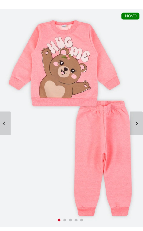 Conjunto moletom infanti tamanho 2 - #4
