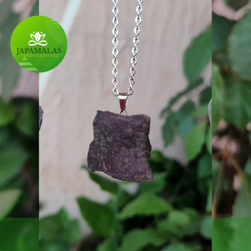 COLARES 100% EM AÇO COM PEDRAS  BRUTAS NATURAIS  ( Drusas e Geodos ) - #38