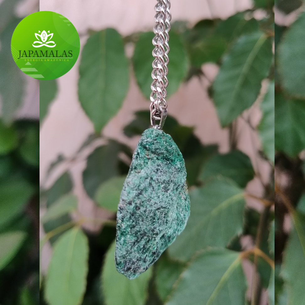 COLARES 100% EM AÇO COM PEDRAS  BRUTAS NATURAIS  ( Drusas e Geodos ) - #24